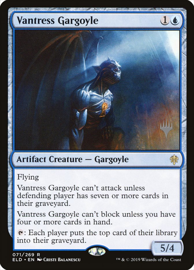 Vantress Gargoyle (Promo Pack) [Throne of Eldraine Promos] | Card Merchant Takapuna