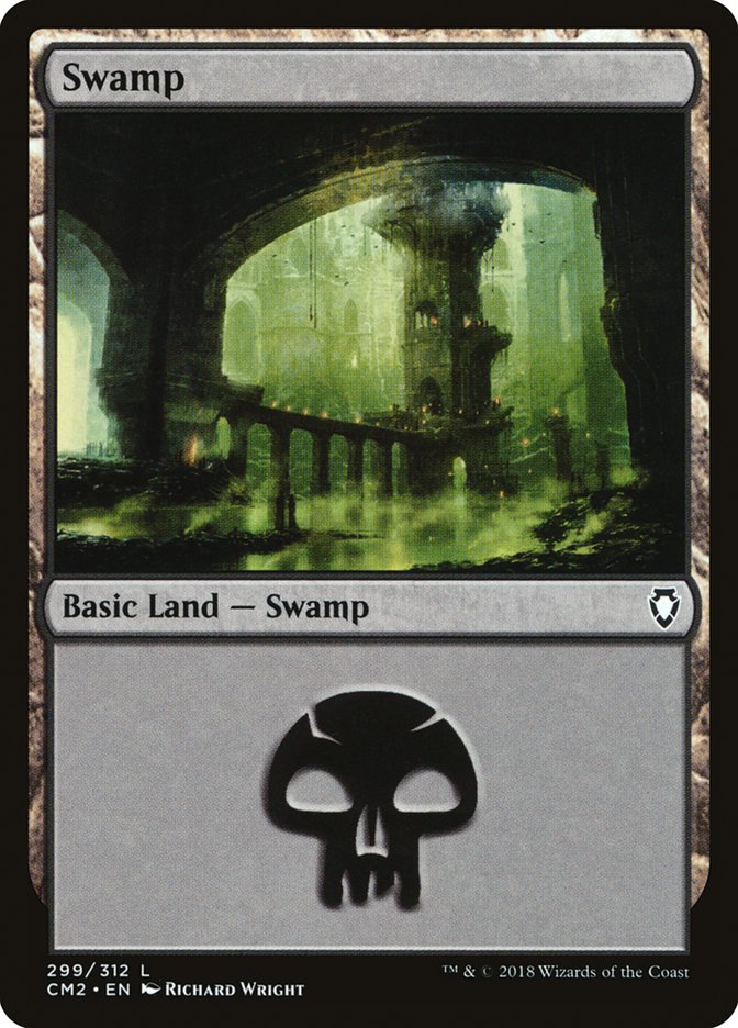 Swamp (299) [Commander Anthology Volume II] | Card Merchant Takapuna