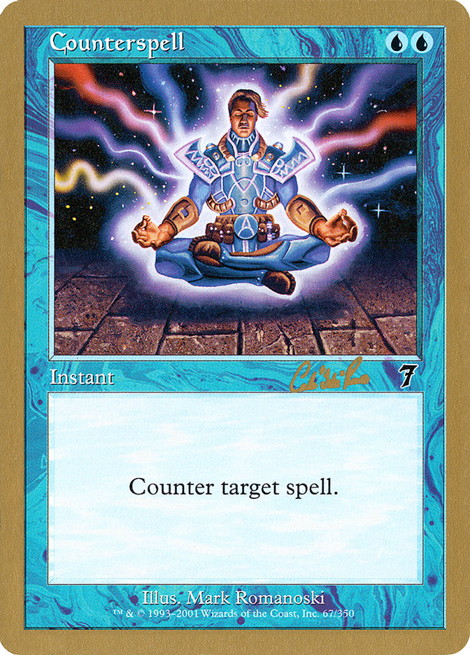 Counterspell (Carlos Romao) [World Championship Decks 2002] | Card Merchant Takapuna