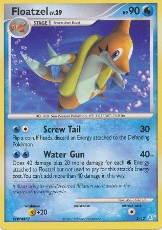 Floatzel (2/12) [Diamond & Pearl: Trainer Kit - Manaphy] | Card Merchant Takapuna