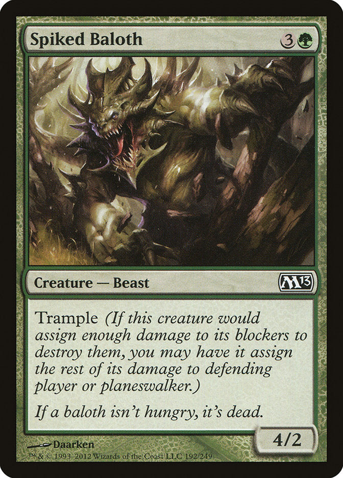 Spiked Baloth [Magic 2013] | Card Merchant Takapuna