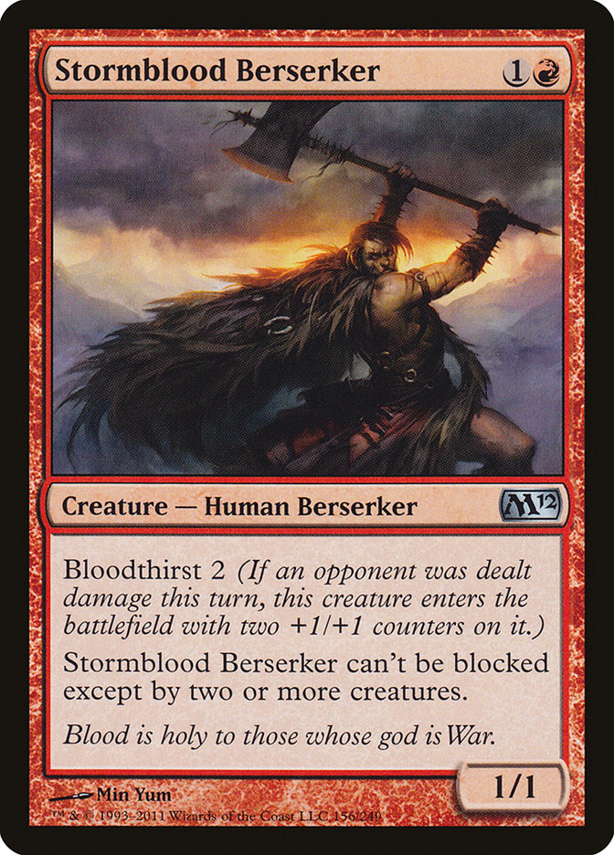 Stormblood Berserker [Magic 2012] | Card Merchant Takapuna