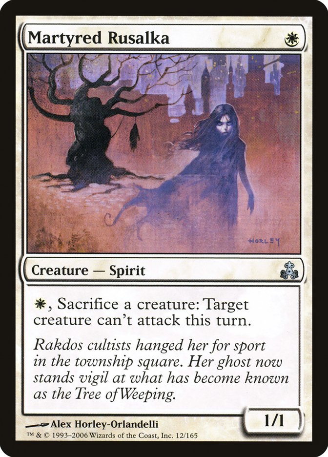 Martyred Rusalka [Guildpact] | Card Merchant Takapuna