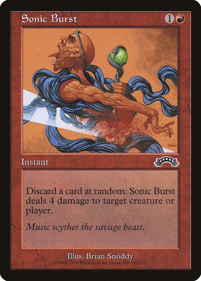 Sonic Burst [Exodus] | Card Merchant Takapuna