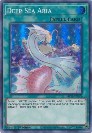 Deep Sea Aria [MP21-EN076] Super Rare | Card Merchant Takapuna