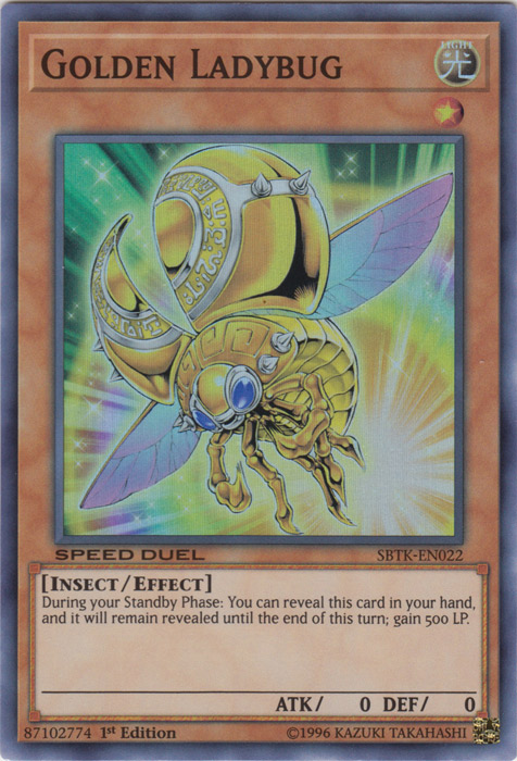 Golden Ladybug [SBTK-EN022] Super Rare | Card Merchant Takapuna