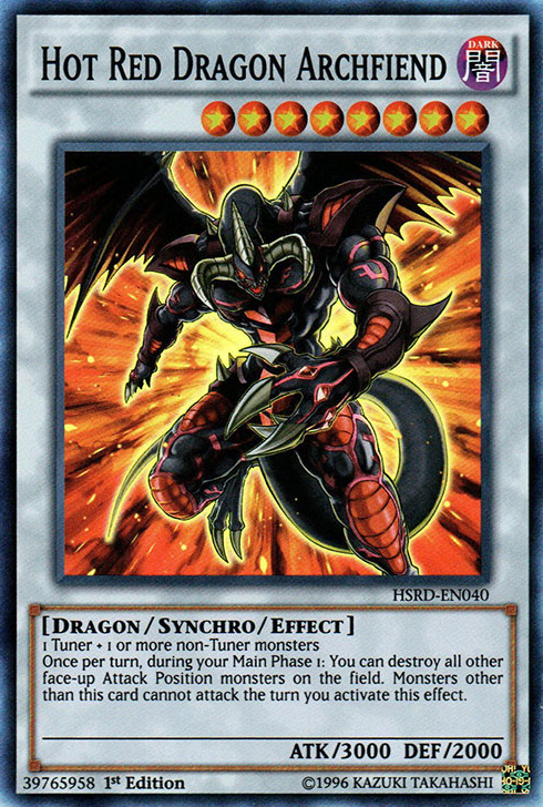 Hot Red Dragon Archfiend [HSRD-EN040] Super Rare | Card Merchant Takapuna