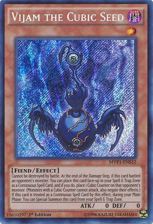 Vijam the Cubic Seed [MVP1-ENS32] Secret Rare | Card Merchant Takapuna