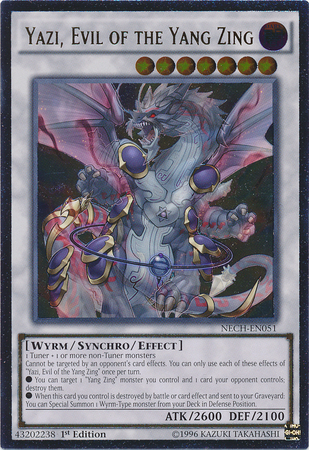 Yazi, Evil of the Yang Zing [NECH-EN051] Ultimate Rare | Card Merchant Takapuna