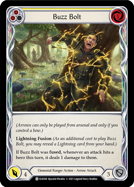 Buzz Bolt (Yellow) [ELE048] (Tales of Aria)  1st Edition Normal | Card Merchant Takapuna