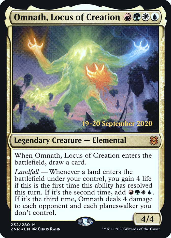 Omnath, Locus of Creation [Zendikar Rising Prerelease Promos] | Card Merchant Takapuna