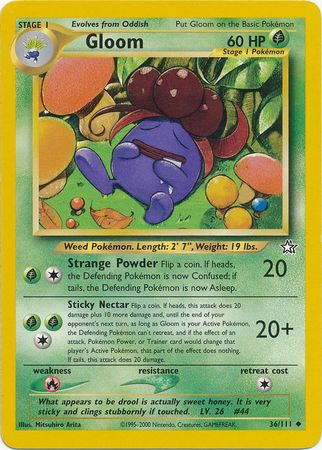 Gloom (36/111) [Neo Genesis Unlimited] | Card Merchant Takapuna