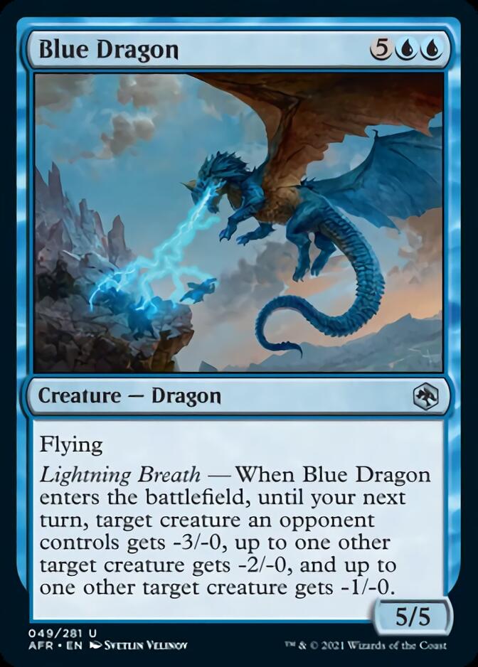 Blue Dragon [Dungeons & Dragons: Adventures in the Forgotten Realms] | Card Merchant Takapuna