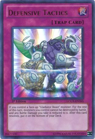 Defensive Tactics [LCGX-EN265] Ultra Rare | Card Merchant Takapuna