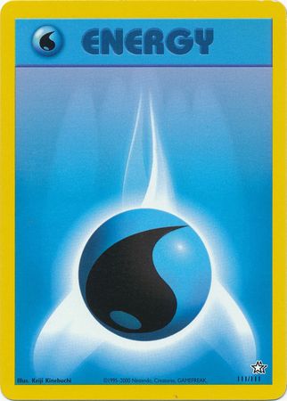 Water Energy (111/111) [Neo Genesis Unlimited] | Card Merchant Takapuna