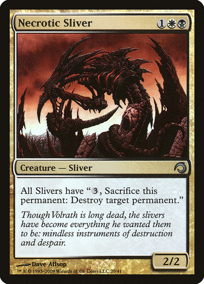 Necrotic Sliver [Premium Deck Series: Slivers] | Card Merchant Takapuna