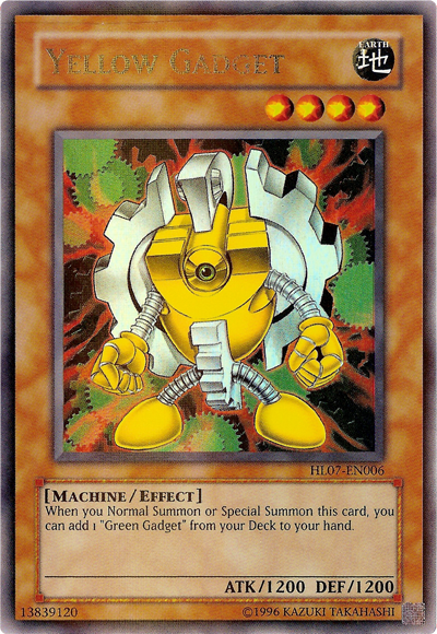 Yellow Gadget [HL07-EN006] Parallel Rare | Card Merchant Takapuna