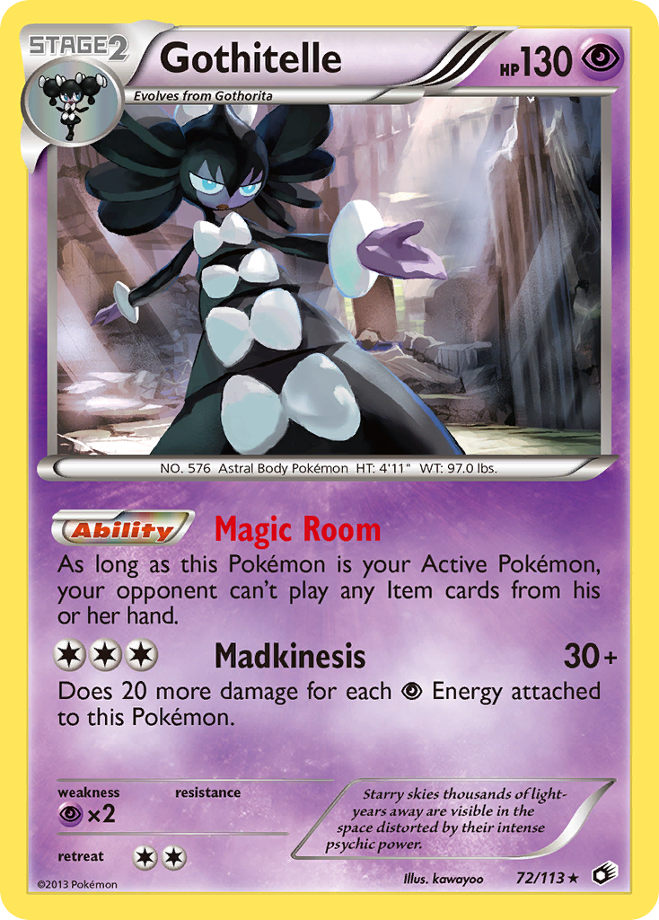 Gothitelle (72/113) [Black & White: Legendary Treasures] | Card Merchant Takapuna