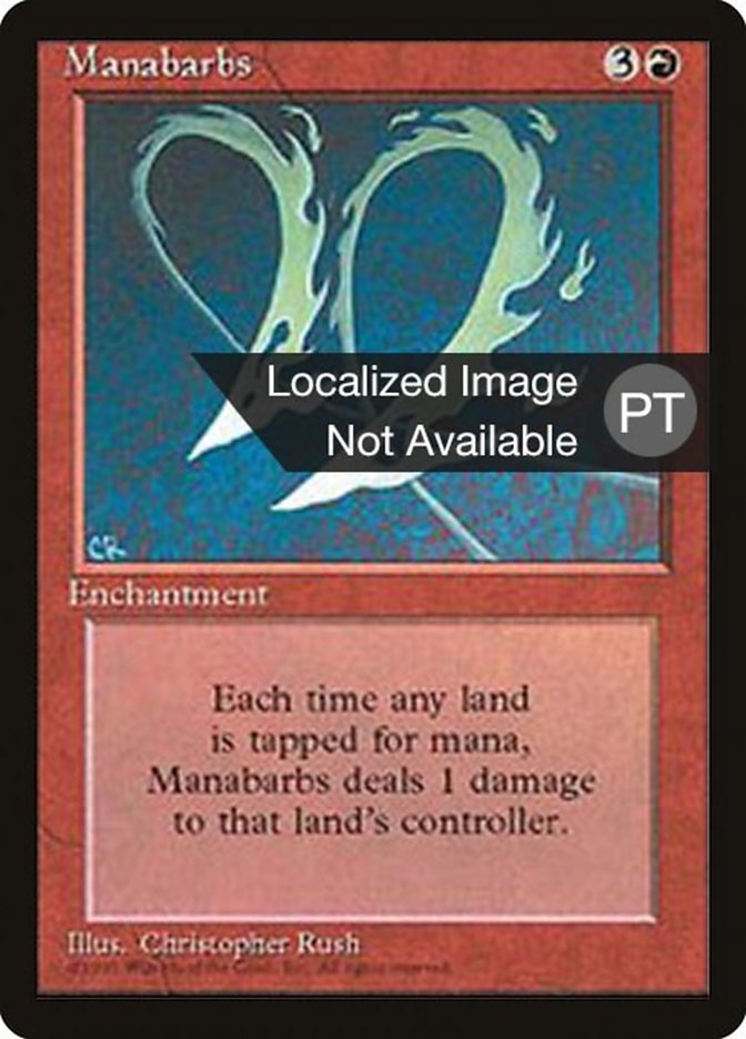 Manabarbs [Fourth Edition (Foreign Black Border)] | Card Merchant Takapuna