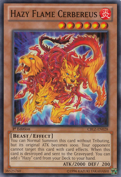 Hazy Flame Cerbereus [CBLZ-EN028] Common | Card Merchant Takapuna