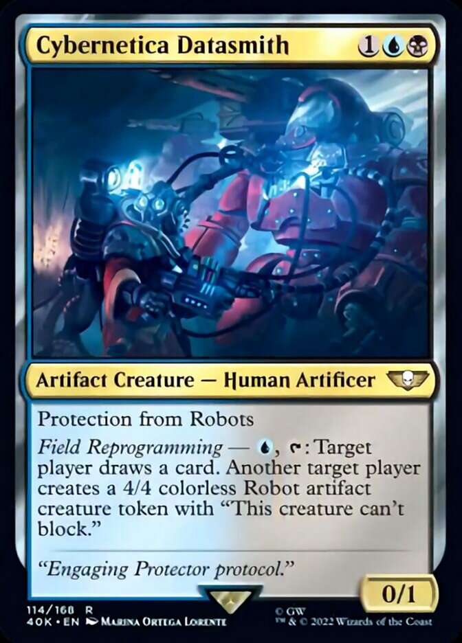 Cybernetica Datasmith (Surge Foil) [Warhammer 40,000] | Card Merchant Takapuna