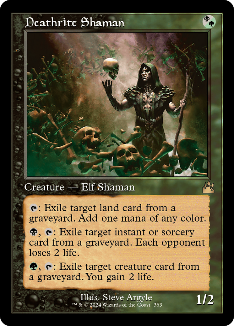 Deathrite Shaman (Retro Frame) [Ravnica Remastered] | Card Merchant Takapuna