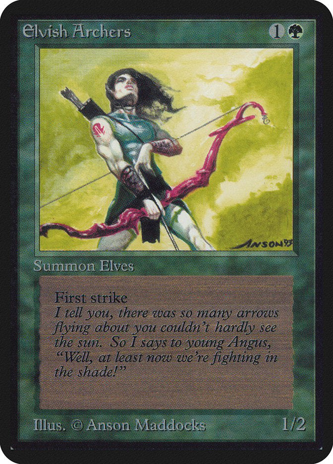 Elvish Archers [Alpha Edition] | Card Merchant Takapuna