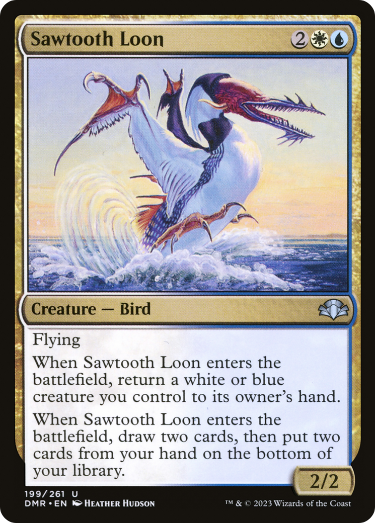 Sawtooth Loon [Dominaria Remastered] | Card Merchant Takapuna