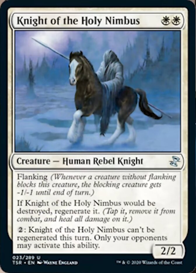 Knight of the Holy Nimbus [Time Spiral Remastered] | Card Merchant Takapuna