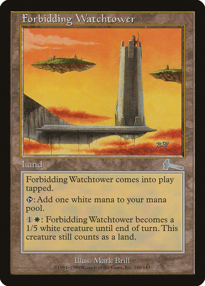 Forbidding Watchtower [Urza's Legacy] | Card Merchant Takapuna