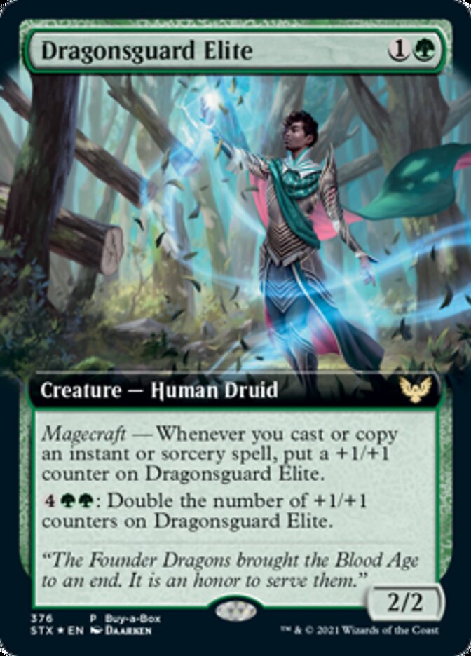 Dragonsguard Elite (Buy-A-Box) [Strixhaven: School of Mages Promos] | Card Merchant Takapuna