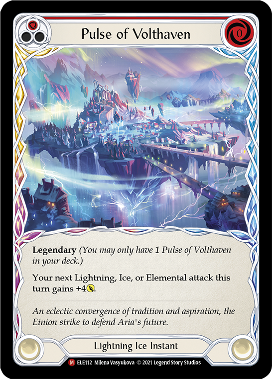 Pulse of Volthaven [ELE112] (Tales of Aria)  1st Edition Normal | Card Merchant Takapuna