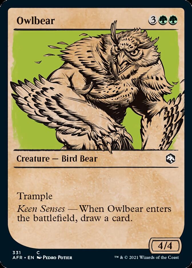 Owlbear (Showcase) [Dungeons & Dragons: Adventures in the Forgotten Realms] | Card Merchant Takapuna