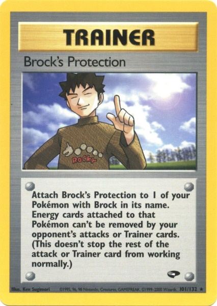 Brock's Protection (101/132) [Gym Challenge Unlimited] | Card Merchant Takapuna