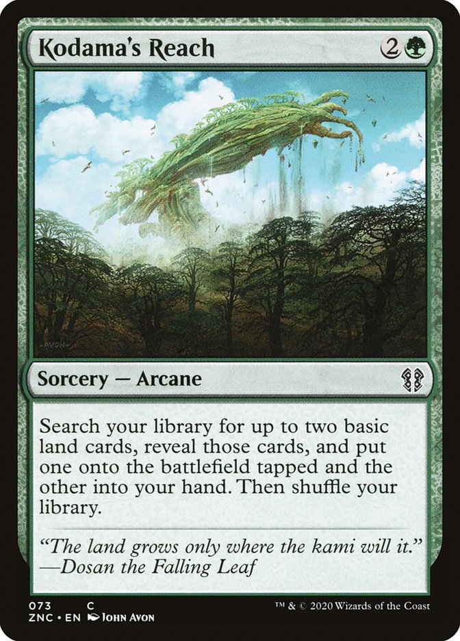 Kodama's Reach [Zendikar Rising Commander] | Card Merchant Takapuna