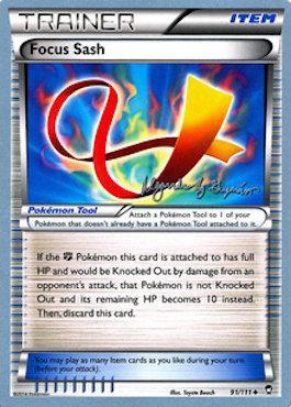 Focus Sash (91/111) (Primal Groudon - Alejandro Ng-Guzman) [World Championships 2015] | Card Merchant Takapuna