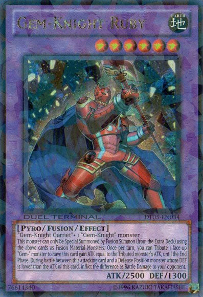 Gem-Knight Ruby [DT05-EN034] Ultra Rare | Card Merchant Takapuna