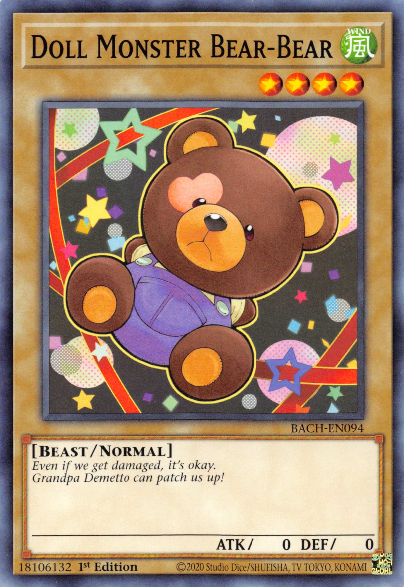 Doll Monster Bear-Bear [BACH-EN094] Common | Card Merchant Takapuna