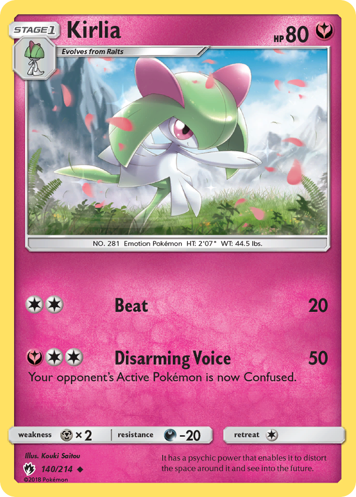 Kirlia (140/214) [Sun & Moon: Lost Thunder] | Card Merchant Takapuna