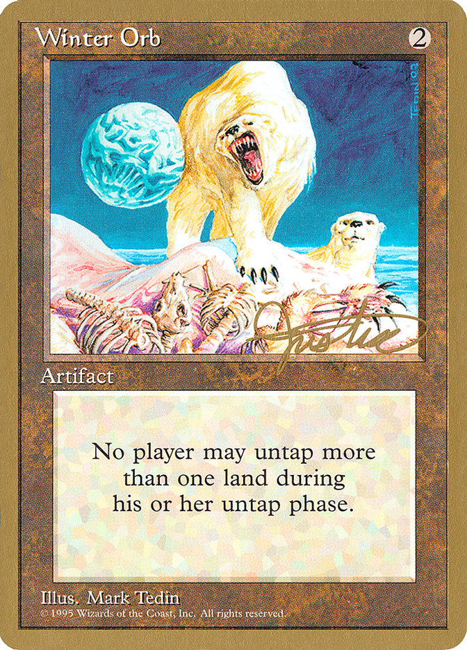 Winter Orb (Mark Justice) [Pro Tour Collector Set] | Card Merchant Takapuna