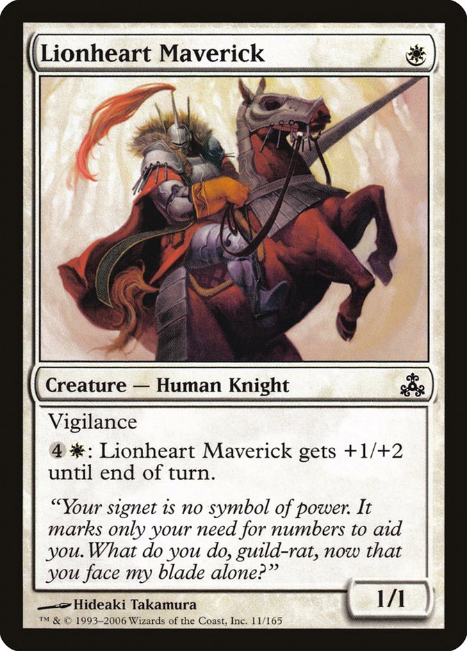 Lionheart Maverick [Guildpact] | Card Merchant Takapuna