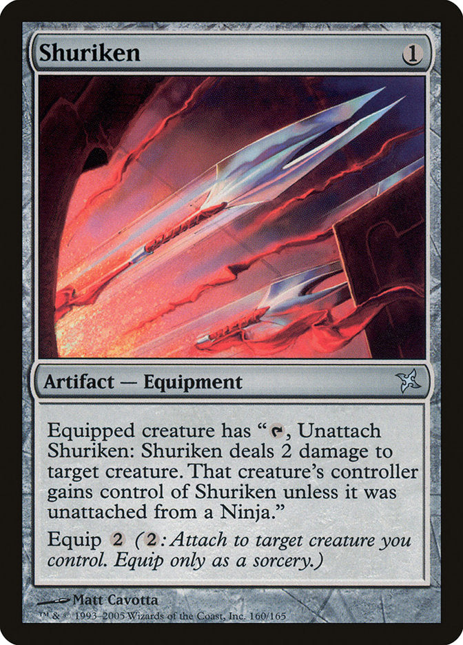 Shuriken [Betrayers of Kamigawa] | Card Merchant Takapuna