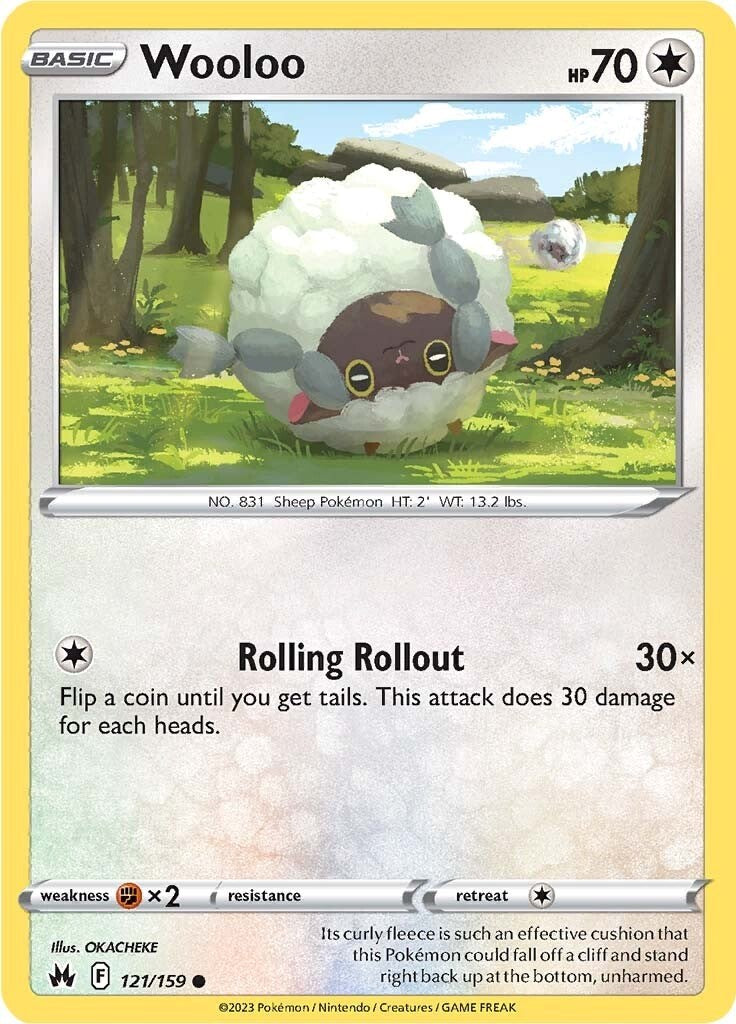 Wooloo (121/159) [Sword & Shield: Crown Zenith] | Card Merchant Takapuna