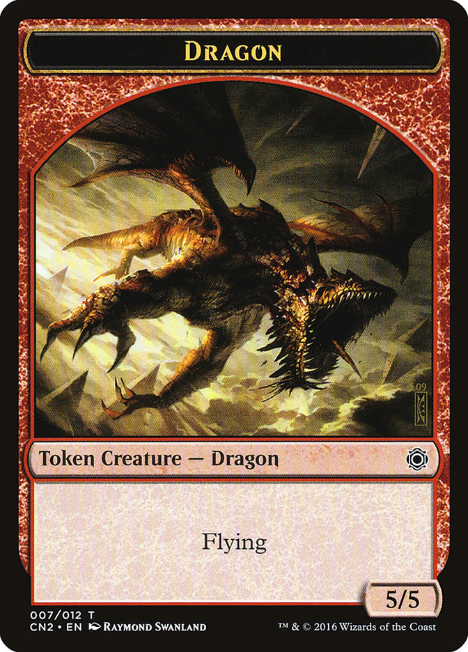 Dragon Token [Conspiracy: Take the Crown Tokens] | Card Merchant Takapuna