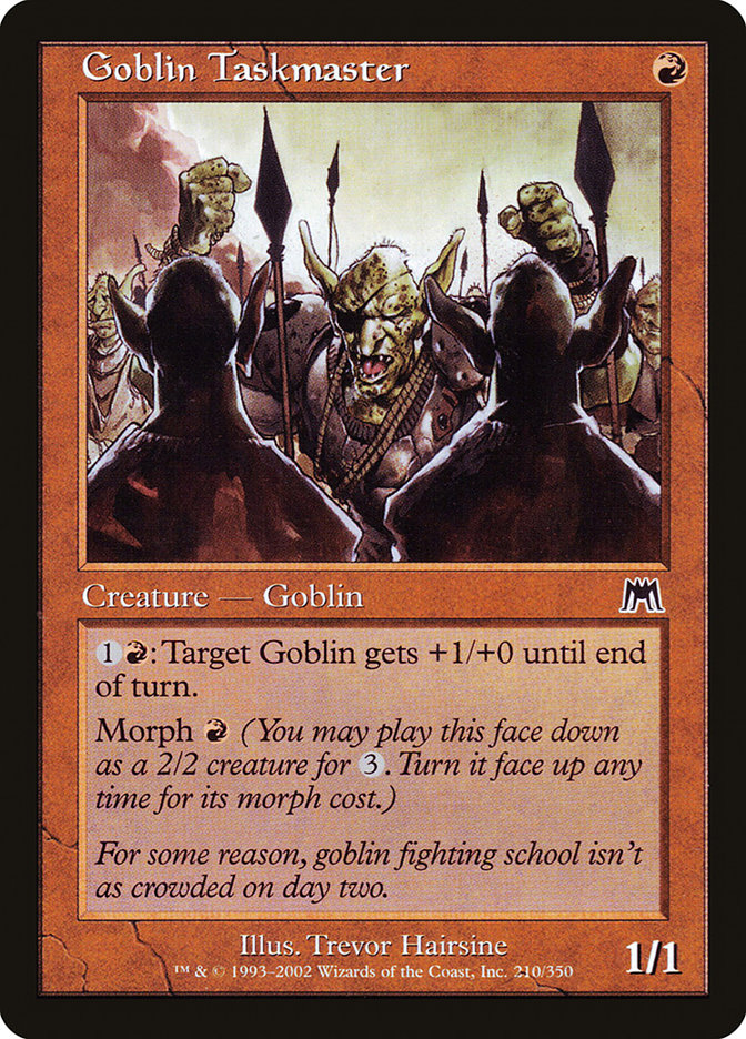 Goblin Taskmaster [Onslaught] | Card Merchant Takapuna