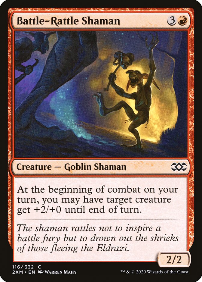 Battle-Rattle Shaman [Double Masters] | Card Merchant Takapuna