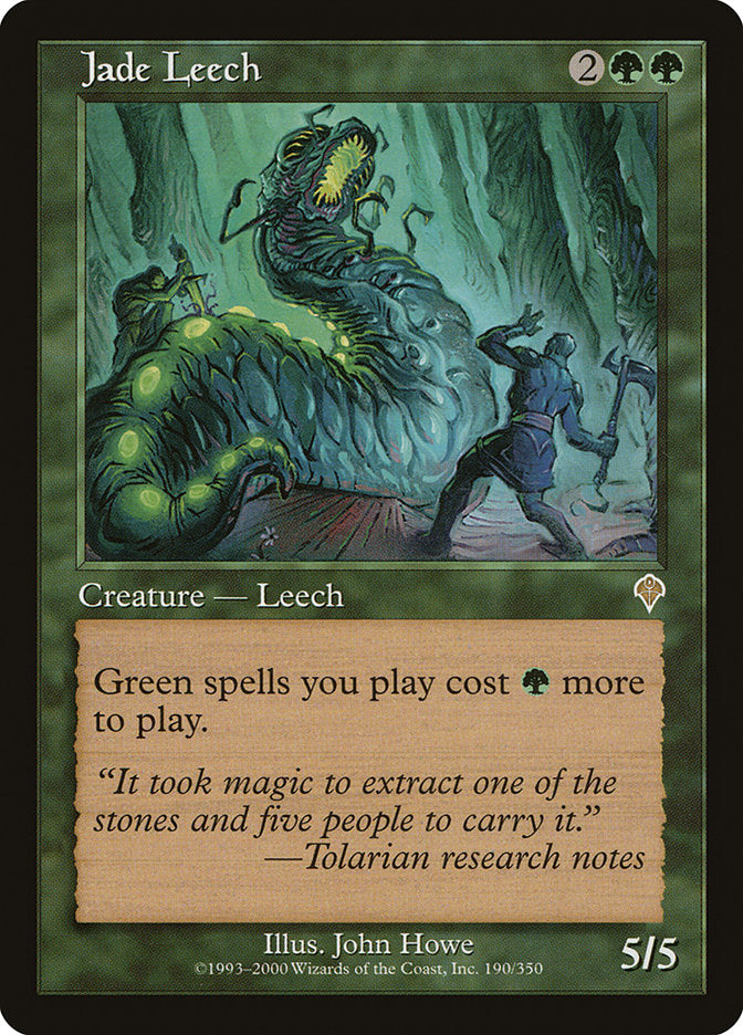 Jade Leech [Invasion] | Card Merchant Takapuna