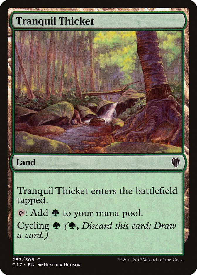 Tranquil Thicket [Commander 2017] | Card Merchant Takapuna