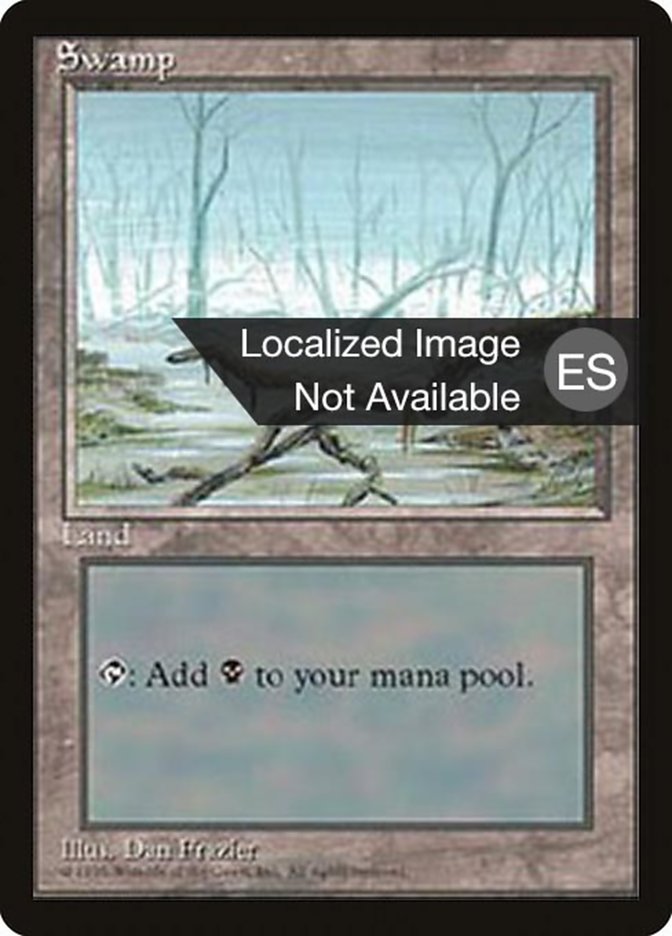 Swamp (A) [Fourth Edition (Foreign Black Border)] | Card Merchant Takapuna