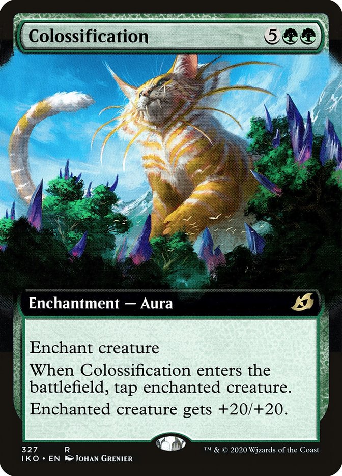 Colossification (Extended Art) [Ikoria: Lair of Behemoths] | Card Merchant Takapuna